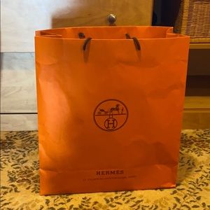 Large Hermes Shopping Bag